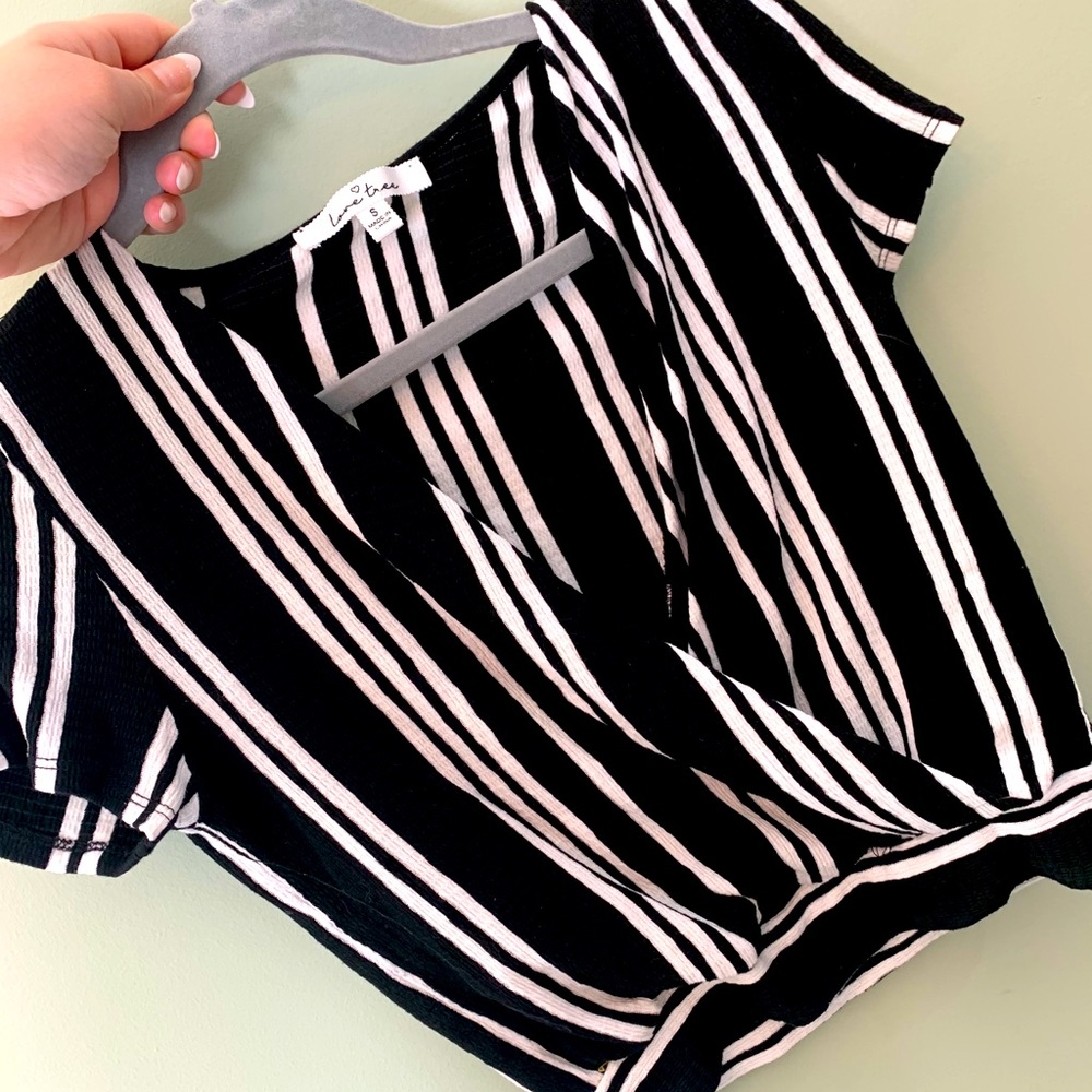 V neck crop top